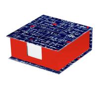 Le Mur des Je t'aime, Bloc cube 11x11x4cm contenant 300 feuillets unis 9 ,8x9,8 cm