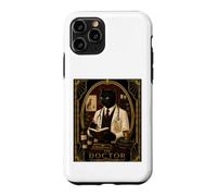 Le mystère du Meurtre Art Déco du Docteur Black Cat Coque pour iPhone 11 Pro