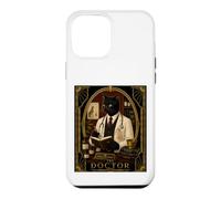 Le mystère du Meurtre Art Déco du Docteur Black Cat Coque pour iPhone 12 Pro Max