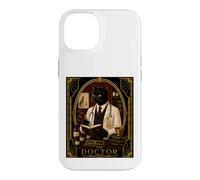 Le mystère du Meurtre Art Déco du Docteur Black Cat Coque pour iPhone 14