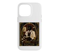 Le mystère du Meurtre Art Déco du Docteur Black Cat Coque pour iPhone 14 Pro Max