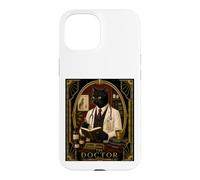 Le mystère du Meurtre Art Déco du Docteur Black Cat Coque pour iPhone 15