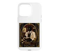 Le mystère du Meurtre Art Déco du Docteur Black Cat Coque pour iPhone 15 Pro Max