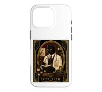Le mystère du Meurtre Art Déco du Docteur Black Cat Coque pour iPhone 16 Pro