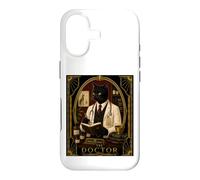 Le mystère du Meurtre Art Déco du Docteur Black Cat Coque pour iPhone 17