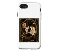 Le mystère du Meurtre Art Déco du Docteur Black Cat Coque pour iPhone SE (2020) / 7/8