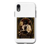 Le mystère du Meurtre Art Déco du Docteur Black Cat Coque pour iPhone XR