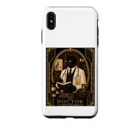 Le mystère du Meurtre Art Déco du Docteur Black Cat Coque pour iPhone XS Max