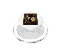 Le mystère du Meurtre Art Déco du Docteur Black Cat PopSockets PopGrip pour MagSafe