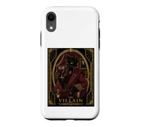 Le mystère du Meurtre d'un Chat Noir Art Déco avec Un méchant Coque pour iPhone XR