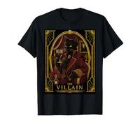 Le mystère du Meurtre d'un Chat Noir Art Déco avec Un méchant T-Shirt Graphique avec Valeur