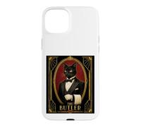 Le mystère du Meurtre d'un Chat Noir Art déco Butler Coque pour iPhone 15 Plus