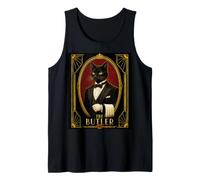 Le mystère du Meurtre d'un Chat Noir Art déco Butler Débardeur