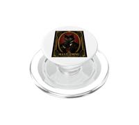Le mystère du Meurtre d'un Chat Noir Art Déco The Mastermind PopSockets PopGrip pour MagSafe