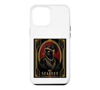 Le mystère du Meurtre d'un Chat Noir de Starlet Art Déco Coque pour iPhone 12 Pro Max