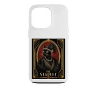 Le mystère du Meurtre d'un Chat Noir de Starlet Art Déco Coque pour iPhone 13 Pro
