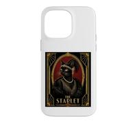 Le mystère du Meurtre d'un Chat Noir de Starlet Art Déco Coque pour iPhone 14 Pro Max