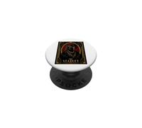 Le mystère du Meurtre d'un Chat Noir de Starlet Art Déco PopSockets PopGrip Adhésif