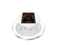 Le mystère du Meurtre d'un Chat Noir de Starlet Art Déco PopSockets PopGrip pour MagSafe
