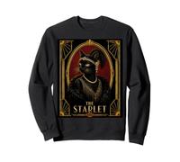 Le mystère du Meurtre d'un Chat Noir de Starlet Art Déco Sweatshirt