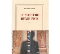David Foenkinos – Le Mystère Henri Pick – Roman – Broché – Gallimard
