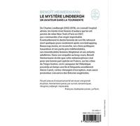 Le Mystère Lindbergh - Un Aviateur Dans La Tourmente