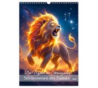 Le mythe des signes du zodiaque - Créatures étoilées du zodiaque (calendrier mural 2026 DIN A3 haut), calendrier mensuel CALVENDO