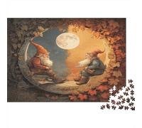 Le Nain Assis sur Le Soleil Parle à la Lune 1000pcs (75x50cm) Puzzle pour Adultes -,Jouet De DIY