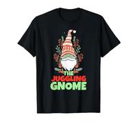 Le Nain de jonglage de Noël Jongleur T-Shirt Graphique avec Valeur, Homme, Noir, L