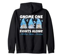 Le Nain One Combat Seul la maladie d'Achalasie Bleu Clair Sweat à Capuche