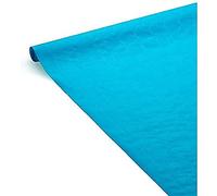 LE NAPPAGE ARTS DE LA TABLE Nappe Bleu Turquoise en Papier damassé Bleu Turquoise - 1,18x 6m