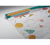 LE NAPPAGE ARTS DE LA TABLE Nappe en Papier damassé 1,18 x 6 m Happy Party
