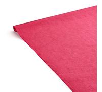 LE NAPPAGE ARTS DE LA TABLE Nappe Fuchsia en Papier damassé - 1,18x6m