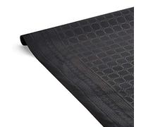 LE NAPPAGE ARTS DE LA TABLE Nappe Noire en Papier Damassé - 1.18x6m