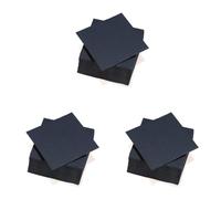 Le NAPPAGE - Serviettes Papier Tex Touch Noir - Certifiées FSC - Lot de 120 de Table Grand Format 38 x 38 cm 71174