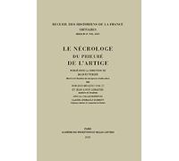 Le nécrologe du Prieuré de l'Artige