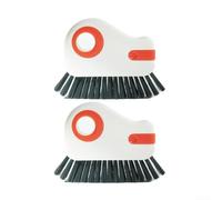 Le nettoyage des espaces étroits est l'outil essentiel pour les rebords de fenêtre, les portes de douche, et plus encore (gris et orange)