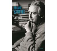 Le Neutre: Cours au Collège de France (1978)