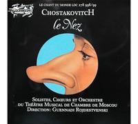 Le Nez/The Nose, Opéra En 3 Actes & 10 Tableaux