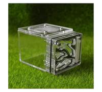 Le nid des Fourmis, Fourmilière carrée en Acrylique, nid de Fourmis, château Transparent, Habitat Fait à la Main, colonie éducative Unique, écosystème, Maison(Black)