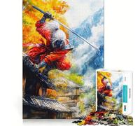 Le Ninja de l'ombre Pourpre Puzzle de 1000 pièces pour Adolescents Développe la mémoire Amusant et Relaxant Design et Assemblage Surprise chaleureuse 38x26cm