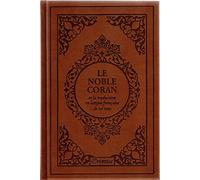 Le Noble Coran et la traduction en langue française de ses sens (bilingue français/arabe) - Edition de luxe couverture cartonnée en cuir marron