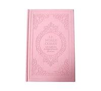 Le Noble Coran et la traduction en langue française de ses sens (bilingue français/arabe) - Edition de luxe couverture cartonnée en cuir rose clair pour femmes