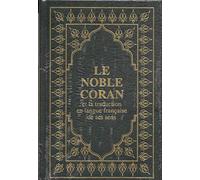 Le Noble Coran et la traduction en langue française de ses sens (Relié cuir) - Arabe-Français