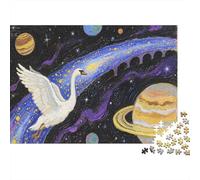 Le Noble Cygne Puzzles pour Adultes 1000 Pièces Jeu Éducatif Jouets Défi Artisanat Cadeau Famille Décoration Intérieure Adultes & Enfants des 14 Ans 1000pcs (75x50cm)