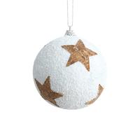 Le Noël en lin blanc La combinaison parfaite de la nature montre le charme unique de la saison des fêtes et vous apporte une expérience de Noël différente ! Dvj591 (A, 8 cm)