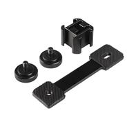 le noir - 3 en 1 Triple Griffe Support Adaptateur D'extension Support Boya BY-MM1 Pied De Micro pour Rabotée 4 DJI OSMO Mobile 2