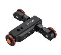 Le noir - Andoer L4 PRO caméra vidéo Dolly échelle électrique piste curseur télécommande + batterie + 3 curseur pour Canon Nikon Sony caméra