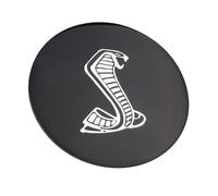 Le noir - Autocollant Logo Logo Shelby Cobra pour volant de voiture, 85mm, pour Ford Mustang 2015 2016 2017,