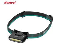 Le Noir - Lampe Frontale Cob Multifonction, Rechargeable Par Usb, Lumière Rouge Et Blanche, Double Source De Lumière, Légère, Originale